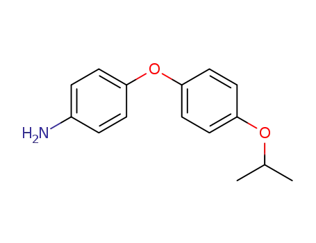 Molecular Structure of 51690-66-5 (Benzenamine, 4-[4-(1-methylethoxy)phenoxy]-)