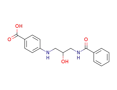 Benzoic acid, 4-[[3-(benzoylamino)-2-hydroxypropyl]amino]-