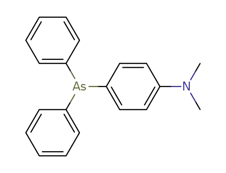 Molecular Structure of 39494-79-6 (Benzenamine, 4-(diphenylarsino)-N,N-dimethyl-)