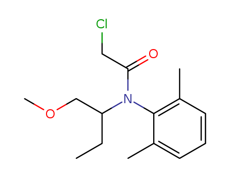 Acetamide,  2-chloro-N-(2,6-dimethylphenyl)-N-[1-(methoxymethyl)propyl]-