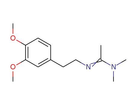 61945-57-1,Ethanimidamide, N-(2-(3,4-dimethoxyphenyl)ethyl)-N,N-dimethyl-,