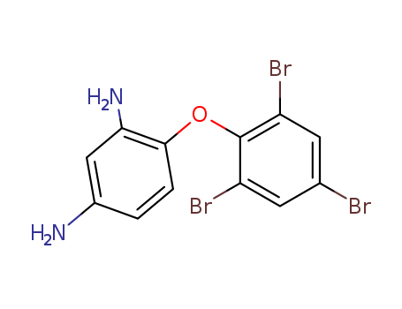 Molecular Structure of 15148-95-5 (1,3-Benzenediamine, 4-(2,4,6-tribromophenoxy)-)