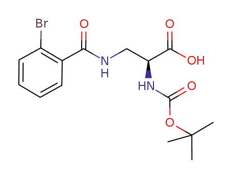 L-Alanine, 3-[(2-bromobenzoyl)amino]-N-[(1,1-dimethylethoxy)carbonyl]-