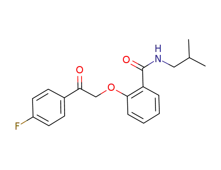 Benzamide, 2-[2-(4-fluorophenyl)-2-oxoethoxy]-N-(2-methylpropyl)-