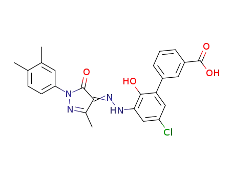 Molecular Structure of 376592-56-2 (5'-Chloro eltrombopag)