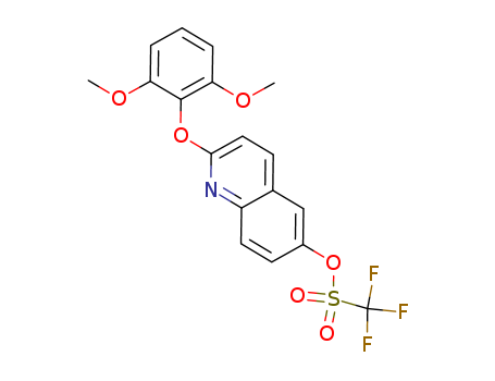 2-(2,6-dimethoxyphenoxy)-6-quinolinyl trifluoromethanesulfonate