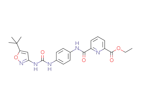 2-Pyridinecarboxylic acid,
6-[[[4-[[[[5-(1,1-dimethylethyl)-3-isoxazolyl]amino]carbonyl]amino]phenyl]
amino]carbonyl]-, ethyl ester