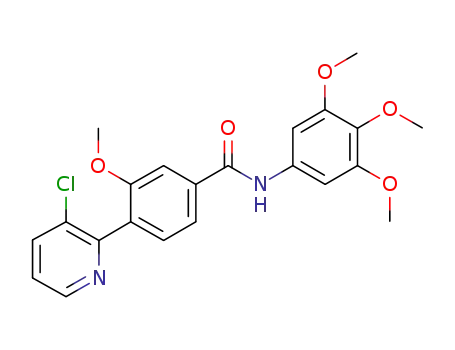 Benzamide,
4-(3-chloro-2-pyridinyl)-3-methoxy-N-(3,4,5-trimethoxyphenyl)-