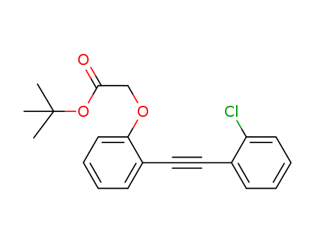 tert-butyl {2-[(2-chlorophenyl)ethynyl]phenoxy}acetate