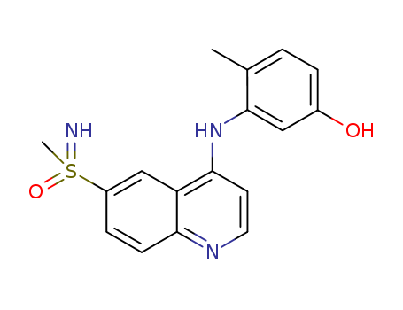Phenol, 4-methyl-3-[[6-(S-methylsulfonimidoyl)-4-quinolinyl]amino]-
