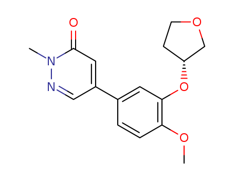 (R)-5-(4-methoxy-3-(3-tetrahydrofuranyloxy)phenyl)-2-methylpyridazin-3-one(1093406-15-5)