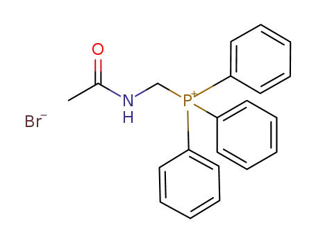 Molecular Structure of 1314805-28-1 ((N-acetylamino)methyltriphenylphosphonium bromide)