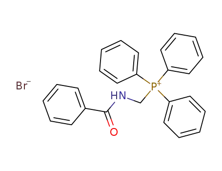 Molecular Structure of 28387-29-3 (α-(N-benzoylamino)methyltriphenylphosphonium bromide)