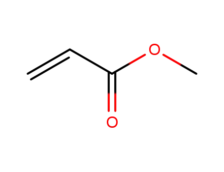 Molecular Structure of 96-33-3 (Methyl acrylate)