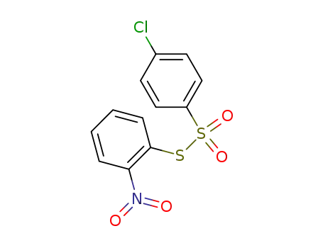 4-chloro-benzenethiosulfonic acid <i>S</i>-(2-nitro-phenyl ester)