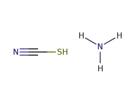 Molecular Structure of 1147550-11-5 (ammonium thiocyanate)