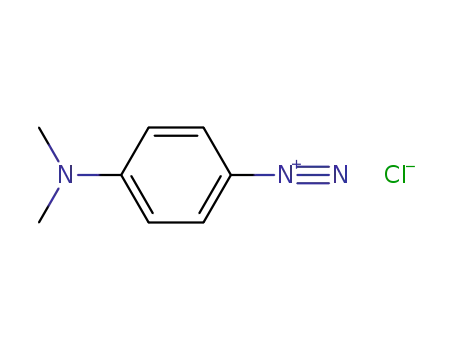 Molecular Structure of 100-04-9 (4-(N,N-dimethylamino)benzenediazonium chloride)