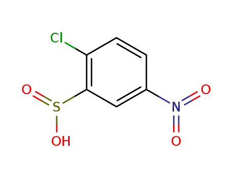 Molecular Structure of 61886-18-8 (2-chloro-5-nitrobenzenesulphinic acid)