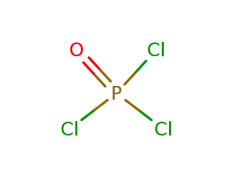 Molecular Structure of 10025-87-3 (Phosphorus oxychloride)