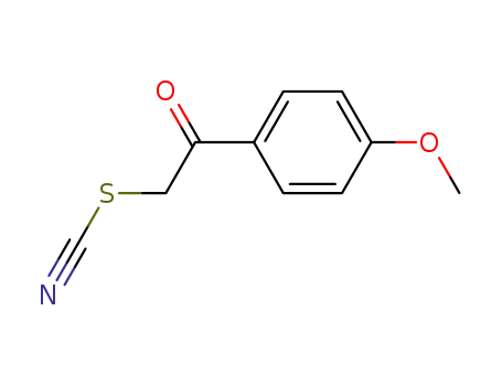 Molecular Structure of 6097-26-3 (4-METHOXYPHENACYL THIOCYANATE)
