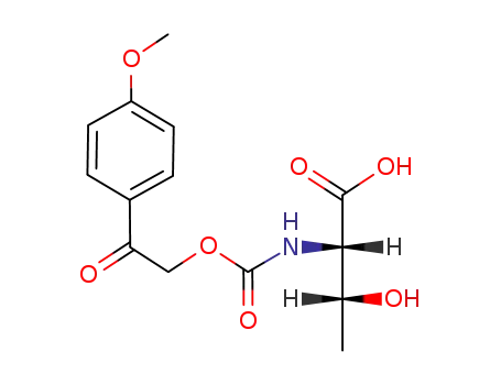 (2S,3R)-3-Hydroxy-2-[2-(4-methoxy-phenyl)-2-oxo-ethoxycarbonylamino]-butyric acid