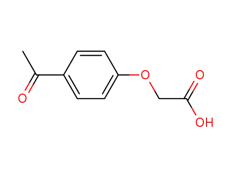 Molecular Structure of 1878-81-5 (4-ACETYLPHENOXYACETIC ACID)