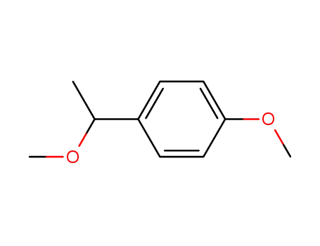 Molecular Structure of 77525-91-8 (Benzene, 1-methoxy-4-(1-methoxyethyl)-)