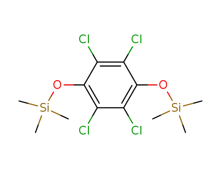 Molecular Structure of 17258-75-2 (Tetrachlorohydroquinone bis(trimethylsilyl) ether)