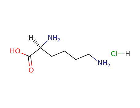 10098-89-2,L-Lysine hydrochloride,L-LYSINE HYDROCHLORIDE SOLUTION;            (L)-lysine monohydrochloride;            L-LYSINEHCL(FEED);            L-Lysine/hydrochloric acid,(1:x);            anhydrous L-lysine monohydrochloride;                        (2S)-2,6-bis(azanyl)hexanoic acid hydrochloride;            (S)-2,6-Diaminohexanoic acid monohydrochloride;            H-Lys-OH hydrochloride;            L-Lysine hydrochlori;    查看更多英文别名                                收起