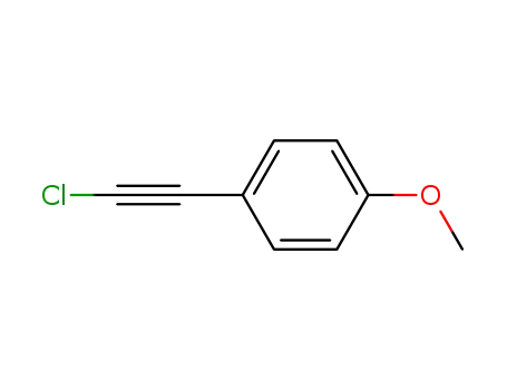 Molecular Structure of 33491-06-4 (4-(2-chloroethynyl)anisole)