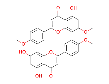 Molecular Structure of 521-34-6 (SCIADOPITYSIN)