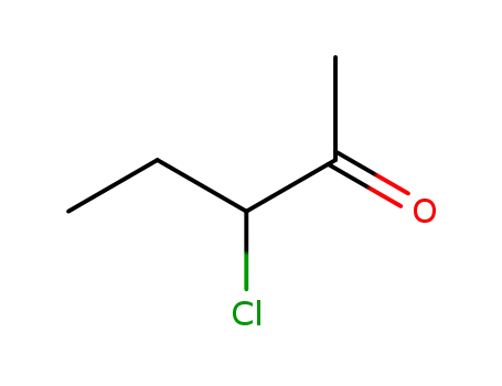 Molecular Structure of 13280-00-7 (3-chloropentan-2-one)