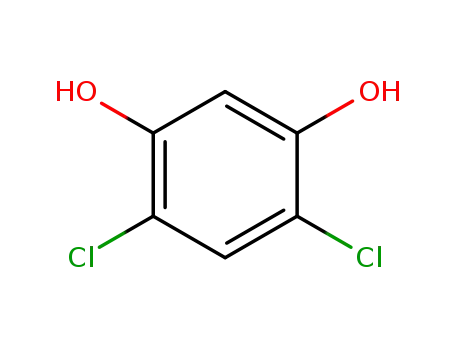 Molecular Structure of 137-19-9 (4,6-DICHLORORESORCINOL)