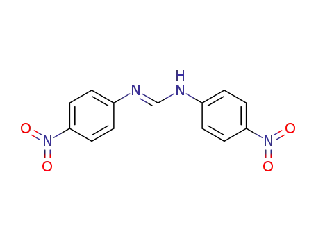 Molecular Structure of 2232-13-5 (N,N-bis(4-nitrophenyl)methanimidamide)