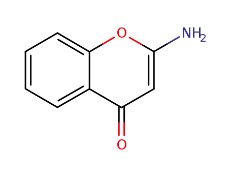 Molecular Structure of 38518-76-2 (2-Amino-4H-1-benzopyran-4-one)