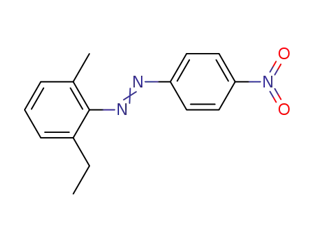 Molecular Structure of 1616514-83-0 (1-(2-ethyl-6-methylphenyl)-2-(4-nitrophenyl)diazene)