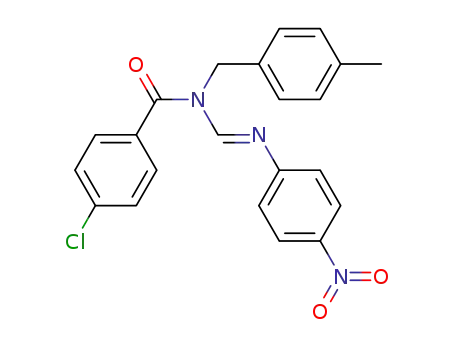 N<sup>1</sup>-(p-chlorobenzoyl)-N<sup>1</sup>-(p-methylbenzyl)-N<sup>2</sup>-(p-nitrophenyl)-formamidine