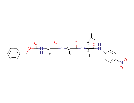 Molecular Structure of 53046-98-3 (Z-GLY-GLY-LEU-PNA)