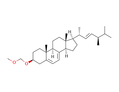 Molecular Structure of 95307-27-0 (O-methoxymethyl-ergosterol)