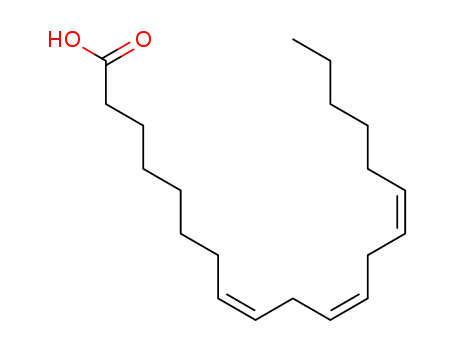 Molecular Structure of 7324-41-6 (8,11,14-EICOSATRIENOIC ACID)
