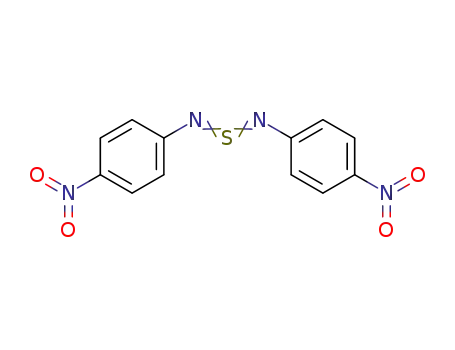 Molecular Structure of 15148-19-3 (1,3-bis(p-nitrophenyl)-2-thia-1,3-diazaallene)