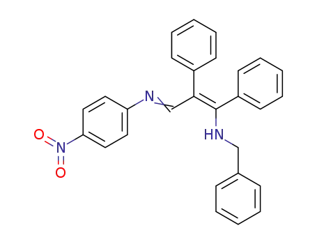 1-Benzylamino-3-(4-nitrophenylimino)-1,2-diphenyl-1-propen