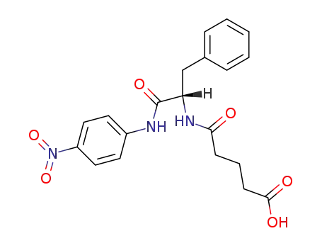 Molecular Structure of 5800-34-0 (N-GLUTARYL-L-PHENYLALANINE P-NITROANILIDE)