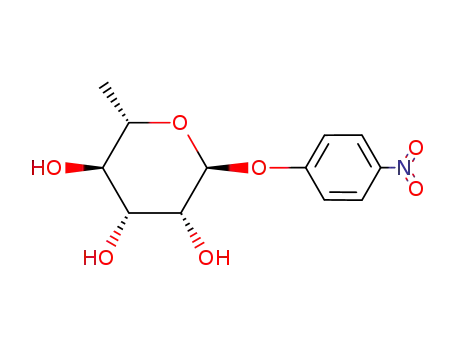 Molecular Structure of 18918-31-5 (P-NITROPHENYL 6-DEOXY-ALPHA-L-MANNOPYRANOSIDE)