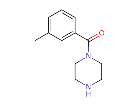 Molecular Structure of 100939-91-1 (1-(3-METHYL-BENZOYL)-PIPERAZINE)