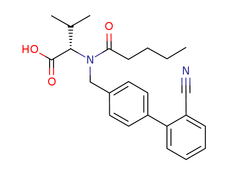 (2S)-2-[[4-(2-cyanophenyl)phenyl]methyl-pentanoyl-amino]-3-methyl-butanoic acid