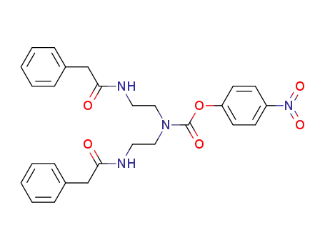 Molecular Structure of 757967-03-6 (bis-(2-phenylacetylamino-ethyl)-carbamic acid 4-nitro-phenyl ester)