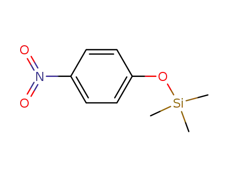 Molecular Structure of 1014-66-0 (P-TRIMETHYLSILOXYNITROBENZENE)