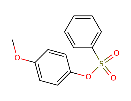 Molecular Structure of 3753-58-0 (Phenol, 4-methoxy-, benzenesulfonate)