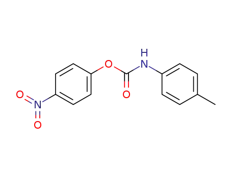 Molecular Structure of 3848-42-8 (O-(4-nitrophenyl)-N-(4-tolyl)carbamate)
